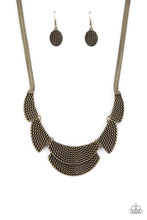 Load image into Gallery viewer, Empress Empire - Brass Necklace
